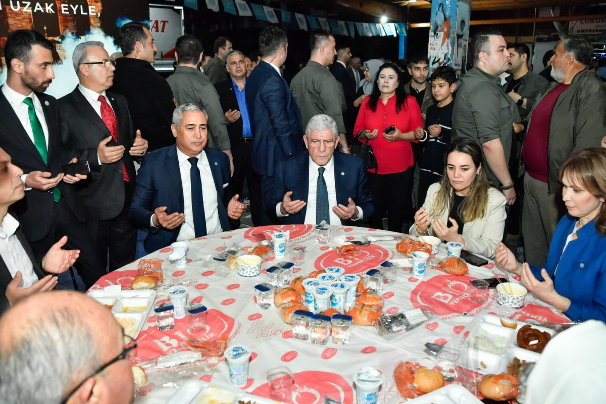 İyi Parti Adana İl Başkanlığı 3500 kişiyle iftar açtı.